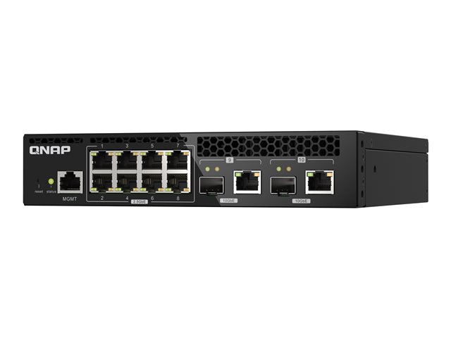 QNAP QSW-M2108R-2C - switch - 10 ports - Managed - rack-mountable