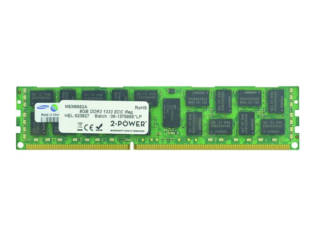 2-Power - DDR3L - module - 8 GB - DIMM 240-pin - 1333 MHz / PC3L-10600 - registered