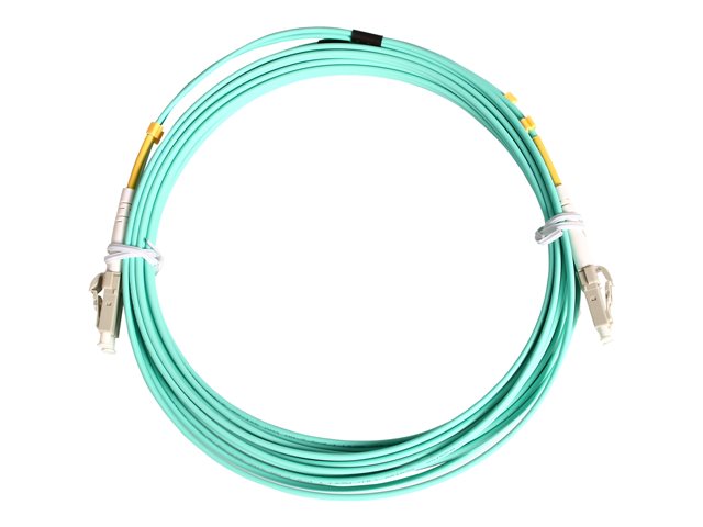 StarTech.com 2m Fiber Optic Cable - 10 Gb Aqua - Multimode Duplex 50/125 - LSZH - LC/LC - OM3 - LC to LC Fiber Patch Cable - patch cable - 2 m - 2 m - aqua