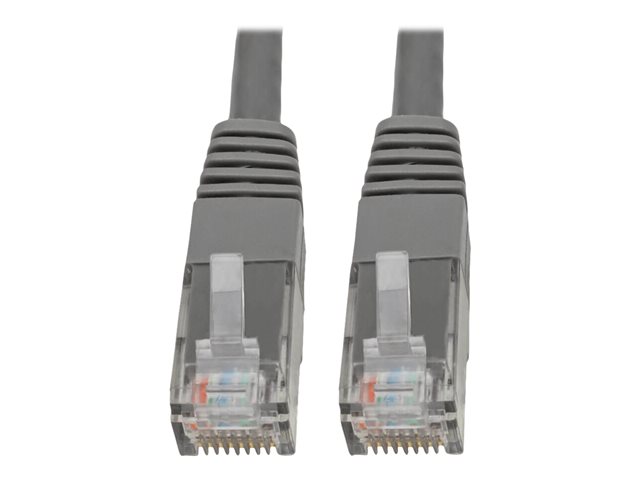 Eaton Tripp Lite Series Cat6 Gigabit Molded (UTP) Ethernet Cable (RJ45 M/M), PoE, Gray, 6 ft. (1.83 m) - patch cable - 1.8 m - grey