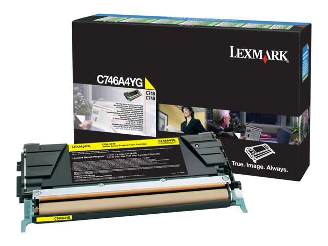 C746/748 YELLOW RETURN PROG TONER