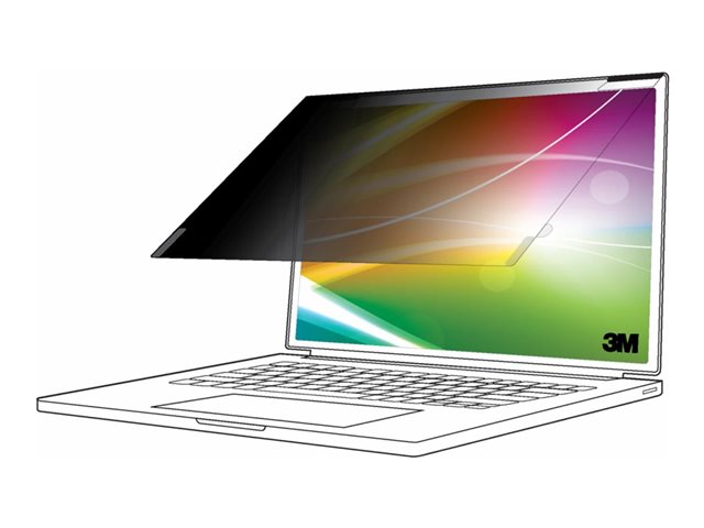 3M Bright Screen Privacy Filter - Notebook privacy filter - bright screen - removable - flip/adhesive - 16" - for Dell Studio XPS 16