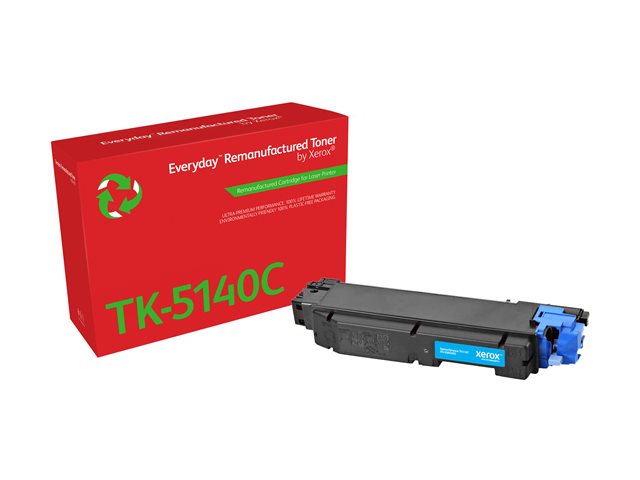 Everyday - Cyan - compatible - box - remanufactured - toner cartridge (alternative for: Kyocera TK-5140C) - Green World Alliance return programme
