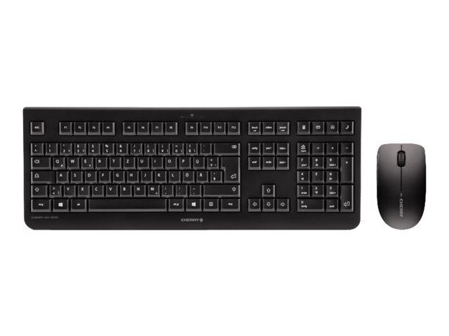 CHERRY DW 3000 - keyboard and mouse set - Hungarian - black Input Device