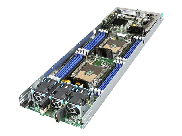 Intel Compute Module HNS2600BPSR - Server - blade - 2-way - no CPU up to - RAM 0 GB - no HDD - Gigabit Ethernet, 10 Gigabit Ethernet - monitor: none