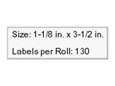 SLP-1RLB WHITE LABEL FOR TRAY 28X89MM 1000 LAB/ROLL 1 ROLL/BO