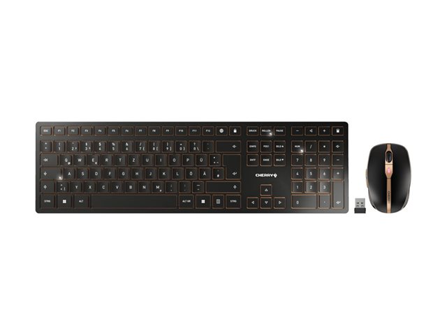 CHERRY DW 9000 SLIM DESKTOP SET STANDS KEYBOARD AND MOUSE SET W
