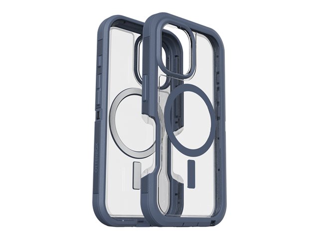 OtterBox Defender Series XT - Back cover for mobile phone - rugged - MagSafe compatibility - plastic - baby blue jeans - for Apple iPhone 16
