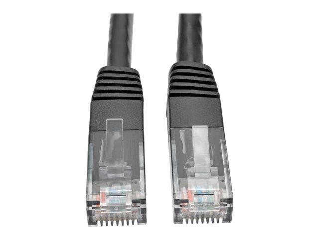 Eaton Tripp Lite Series Cat6 Gigabit Molded (UTP) Ethernet Cable (RJ45 M/M), PoE, Black, 5 ft. (1.52 m) - patch cable - 1.52 m - black