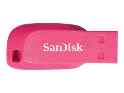 SanDisk Cruzer Blade - USB flash drive - 16 GB - USB 2.0 - electric pink