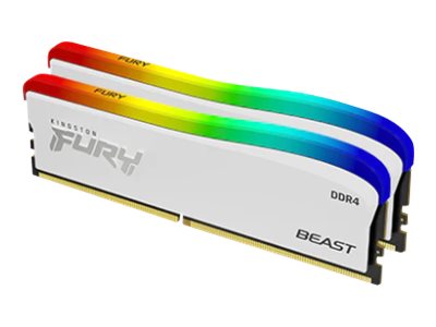 Kingston FURY Beast - RGB Special Edition - DDR4 - kit - 16 GB: 2 x 8 GB - DIMM 288-pin / PC4-25600 - unbuffered