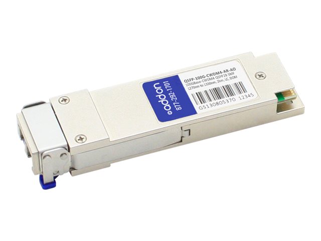 AddOn - QSFP28 transceiver module - 100GbE - TAA Compliant