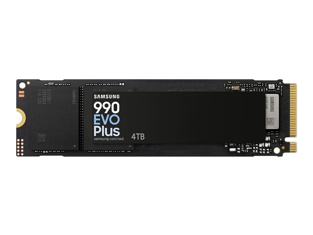 Samsung 990 EVO Plus MZ-V9S2T0 - SSD - encrypted - 4 TB - internal - M.2 2280 - PCIe 5.0 x2 (NVMe) - 256-bit AES - TCG Opal Encryption 2.0