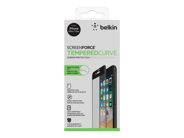 Belkin ScreenForce TemperedCurve - screen protector for mobile phone