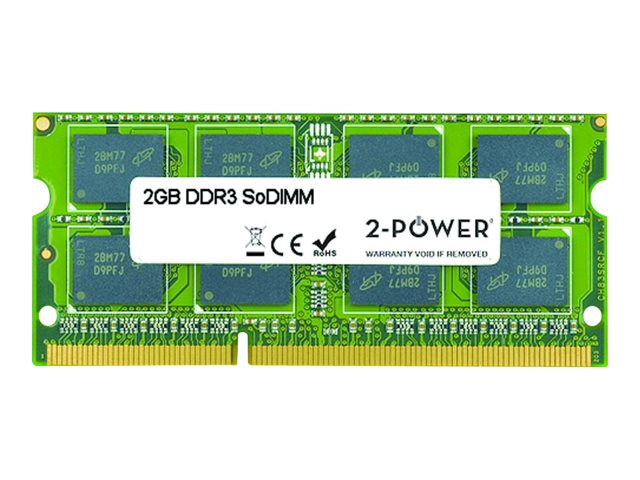 2-Power - DDR3L - module - 2 GB - SO-DIMM 204-pin - 1600 MHz / PC3L-12800 - unbuffered