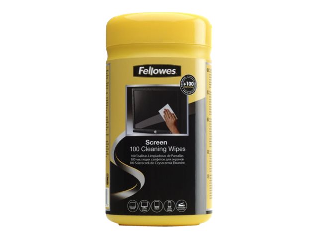 Fellowes Screen Cleaning Wipes (tub 100)