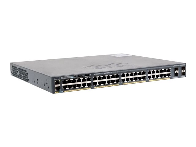 Cisco Catalyst 2960X-48FPS-L - switch - 48 ports - Managed - rack-mountable