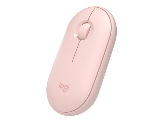 Logitech Pebble M350 - mouse - Bluetooth, 2.4 GHz - rose