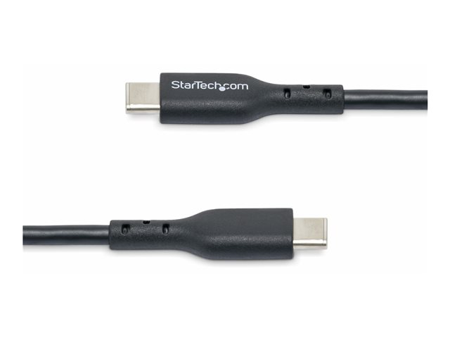 StarTech 3m USB-C Charging Cable, USB C Cable, 60W 3A PD - USB cable - USB-C (M) to USB-C (M) - USB 2.0 - 5 / 9 / 12 / 15 / 20 V - 3 A - 3 m - halogen-free, passive, USB Power Delivery (60W), Power Delivery 2.0 support - black