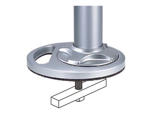 Neomounts FPMA-D9GROMMET - Mounting component (pole, grommet plate) - for LCD display - silver - screen size: 10"-30" - desktop - for NewStar FPMA-D1030, D910, D920, D930, D940, Tilt/Turn/Rotate Triple Desk Mount