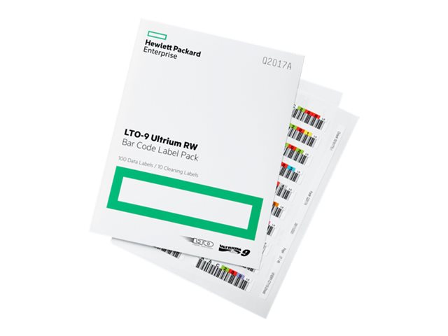 HPE - 20 x LTO Ultrium 9 - 18 TB / 45 TB - write-on labels, custom barcode labelled - light blue - for P/N: R7E99A, R7F00A, R7F01A, R7F02A