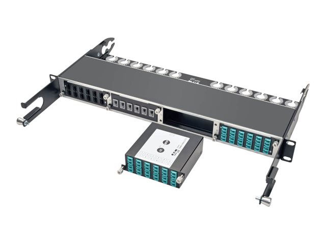 Eaton Tripp Lite Series 100Gb/120Gb to10Gb Breakout Cassette 24-Fiber MTP/MPO 12 LC - fibre optic cassette