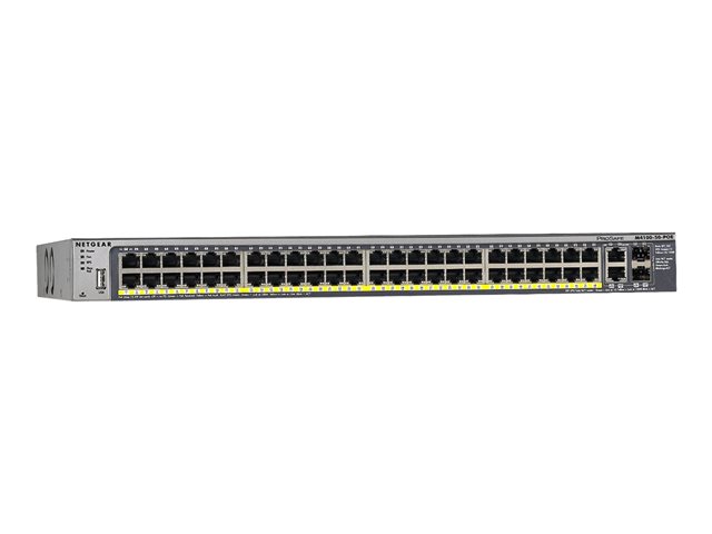 NETGEAR FSM7250P 48-Port Fast Ethernet PoE Managed Switch - switch - 48 ports - Managed - rack-mountable