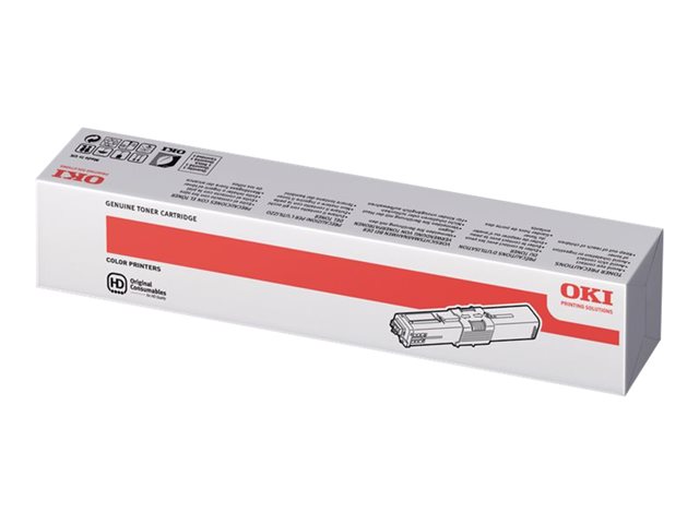 OKI - Yellow - original - toner cartridge - for OKI MC562dn, MC562dnw, MC562w, C510dn, 511dn, 530dn