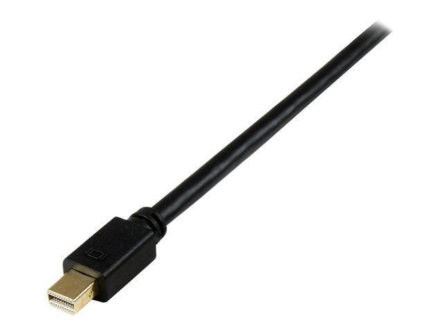 StarTech 6 ft Mini DisplayPort to DVI Active Adapter Converter Cable - 6ft (1.8m) Active mDP to DVI Cable for PC - 1920x1200 - Black (MDP2DVIMM6BS) - DisplayPort cable - Mini DisplayPort (M) to DVI-D (M) - 1.8 m - active - black