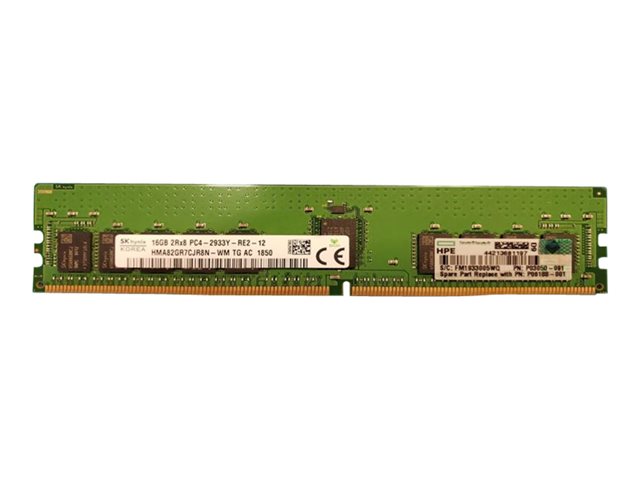HPE SmartMemory - DDR4 - module - 16 GB - DIMM 288-pin - 2933 MHz / PC4-23400 - registered