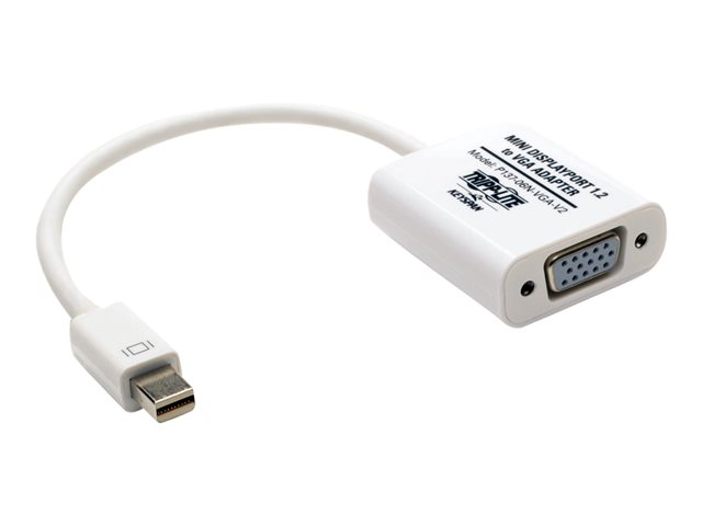 Tripp Lite 6in Mini DisplayPort to VGA Adapter Active Converter mDP to VGA M/F DPort 1.2 6" - display adapter - 15 cm