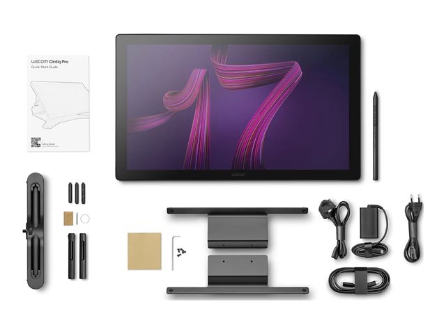 Wacom Cintiq Pro 17 - digitiser - USB - black