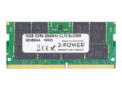 16GB DDR4 2666MHz CL19 SoDIMM