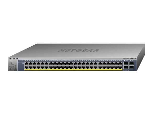 NETGEAR Smart GS752TP - switch - 48 ports - smart - rack-mountable