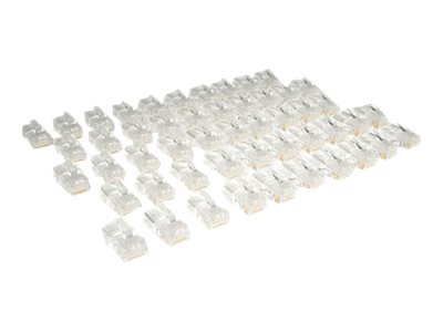 Eaton Tripp Lite Series Cat5e Cat5 RJ45 Modular In-Line Connectors Standard 50 Pack TAA - network connector