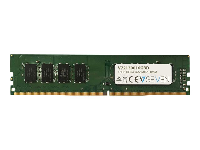 V7 - DDR4 - module - 16 GB - DIMM 288-pin - 2666 MHz / PC4-21300 - unbuffered