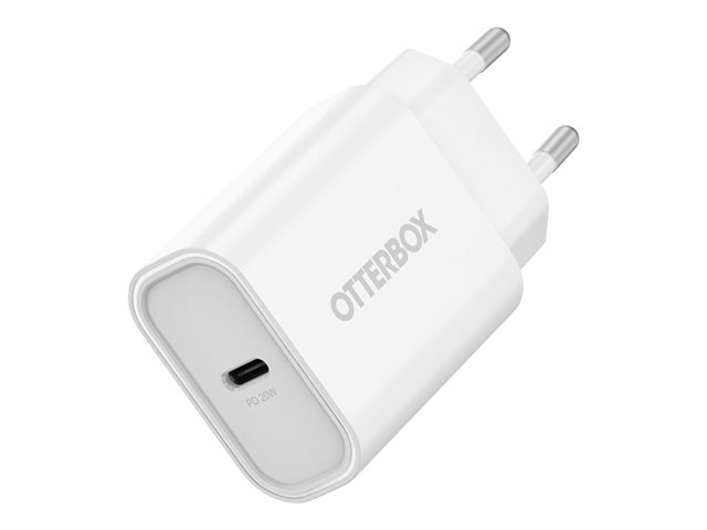 OtterBox - Power adapter - 20 Watt - PD (USB-C) - white