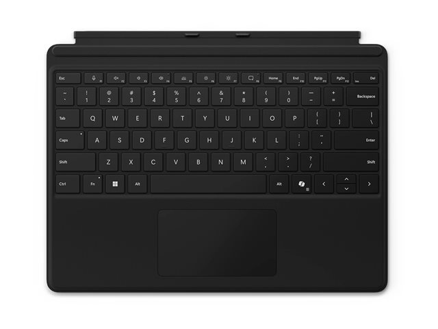 Microsoft Surface Pro Keyboard - keyboard - with touchpad - QWERTY - English - black Input Device