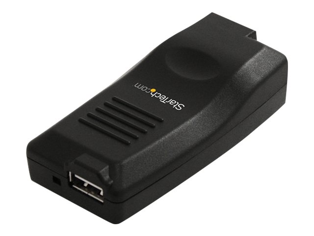 StarTech.com 10/100/1000 Mbps Gigabit 1 Port USB 2.0 over IP Device Server Adapter, USB Ethernet Over LAN Network Printer Converter - Windows 7 / XP / Vista ONLY - device server