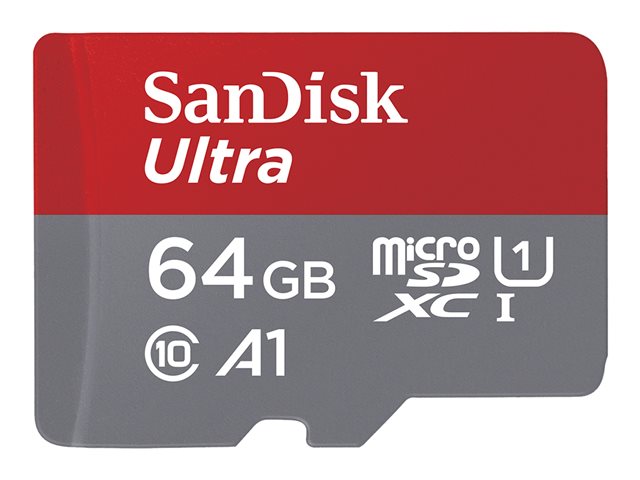 SanDisk Ultra - flash memory card - 64 GB - microSDXC UHS-I