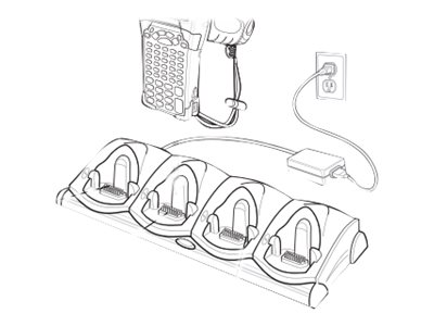 CRADLE 4 SLOT USB ETHERNET IN