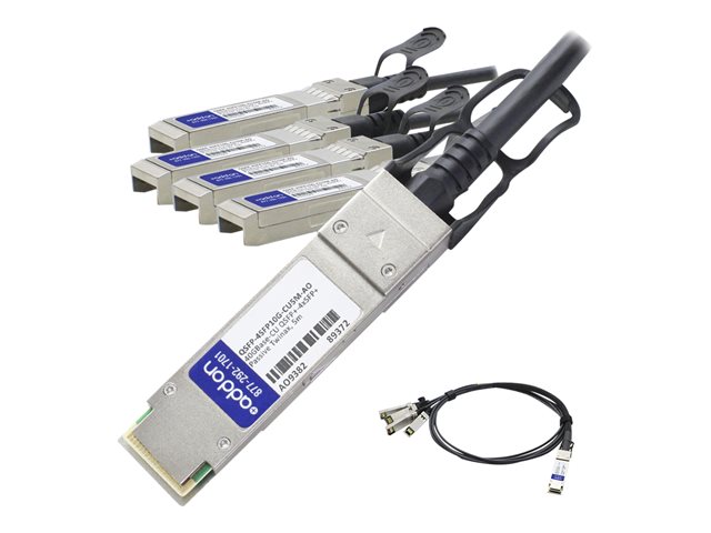 AddOn 5m Cisco Compatible QSFP+ Breakout DAC - network cable - 5 m