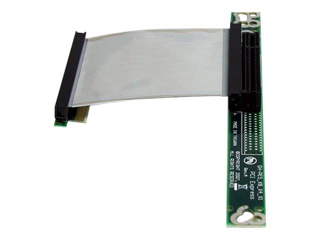 StarTech.com PCI Express Riser Card x8 Left Slot Adapter 1U with Flexible Cable - riser card