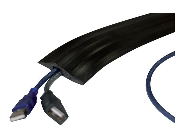 Kensington Cable Curb Double Channel - cable floor guard