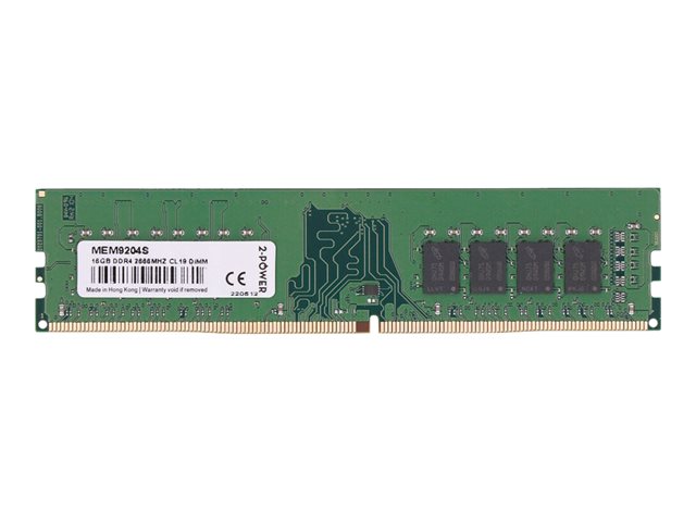 2-Power - DDR4 - module - 16 GB - DIMM 288-pin - 2666 MHz / PC4-21300 - CL19
