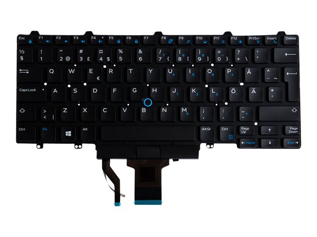 N/B KBD LATITUDE 7280 SWE/FIN NON-BACKLIT 83 KEY
