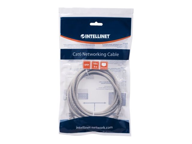 NETWORK CABLE CAT6 CCA 2M GREY U/UTP SNAGLESS/BOOTED