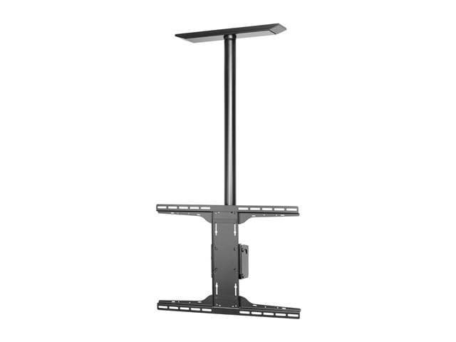 Peerless Solid-Point Flat Panel Straight Column Mount PLCM-UNL-CP mounting kit - for flat panel - black