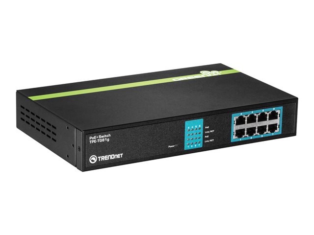 8-PORT POE+ GIGABIT SWITCHES IN