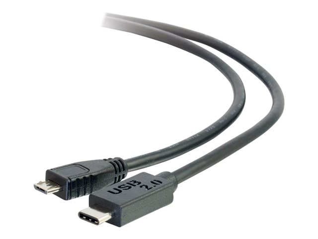C2G 4m USB 2.0 USB Type C to USB Micro B Cable M/M - USB C Cable Black - USB-C cable - Micro-USB Type B to 24 pin USB-C - 4 m